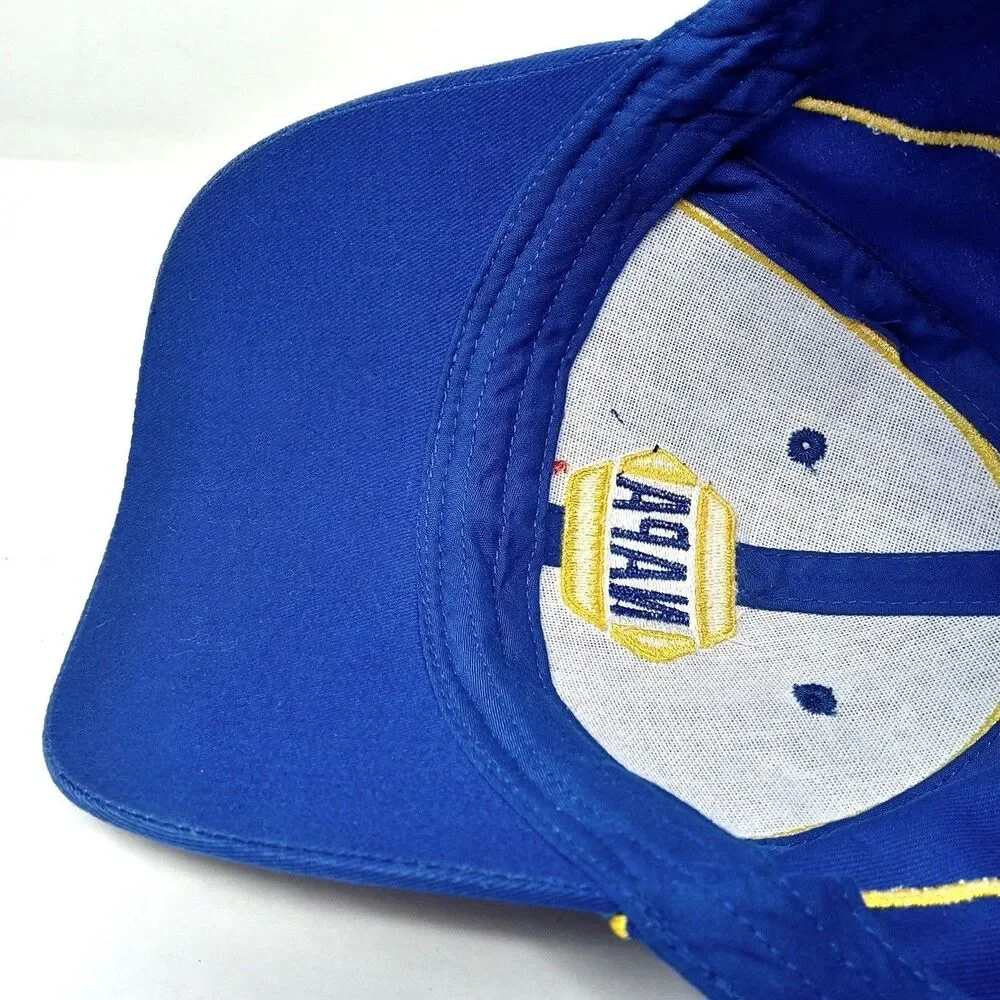 NAPA Racing #55 Michael Waltrip Blue Adjustable Strapback Hat Cap NASCAR